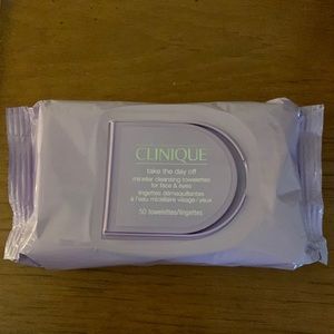 NWT Clinique Take the Day Off Makeup Removing Wipes - 50 count